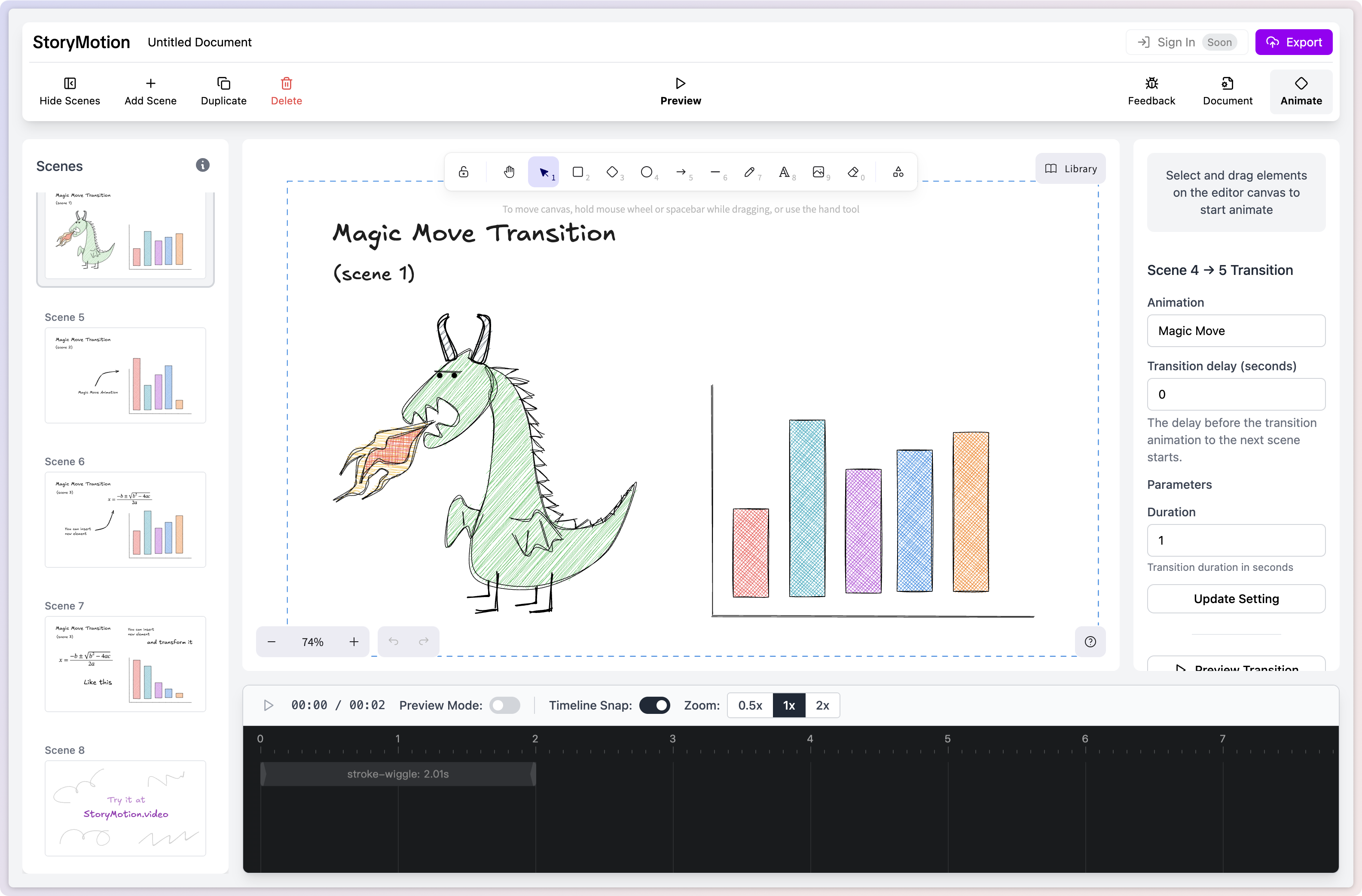 StoryMotion Screenshot